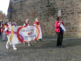 Maria 2.0: Demonstration in Fulda (Foto: Karl-Franz Thiede)